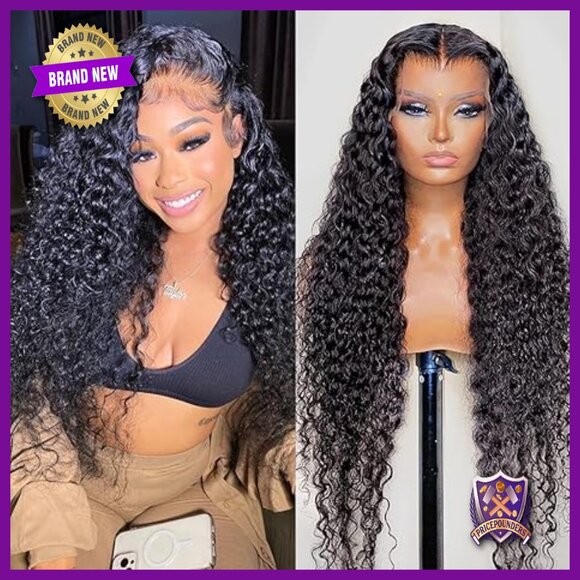 13x6 HD Lace Front Wig Human Hair 180 Density Water Wave 18 Inch main image 6